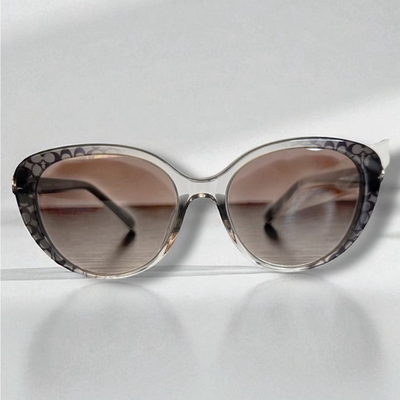 COACH HC8348U CD479 SUNGLASSES Grey Gradient / Pink Gradient (57103B/Ro1) NWT - Picture 1 of 16